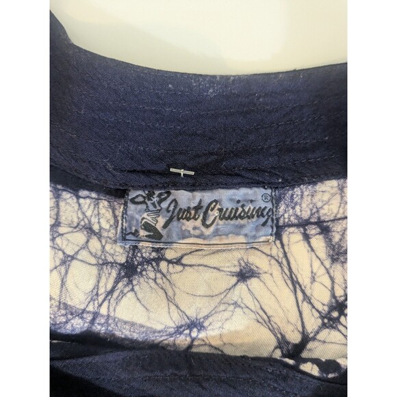 Just Cruising Tie Die Elephant Top Inky Blue Purple Free Size/One Size - Picture 3 of 6